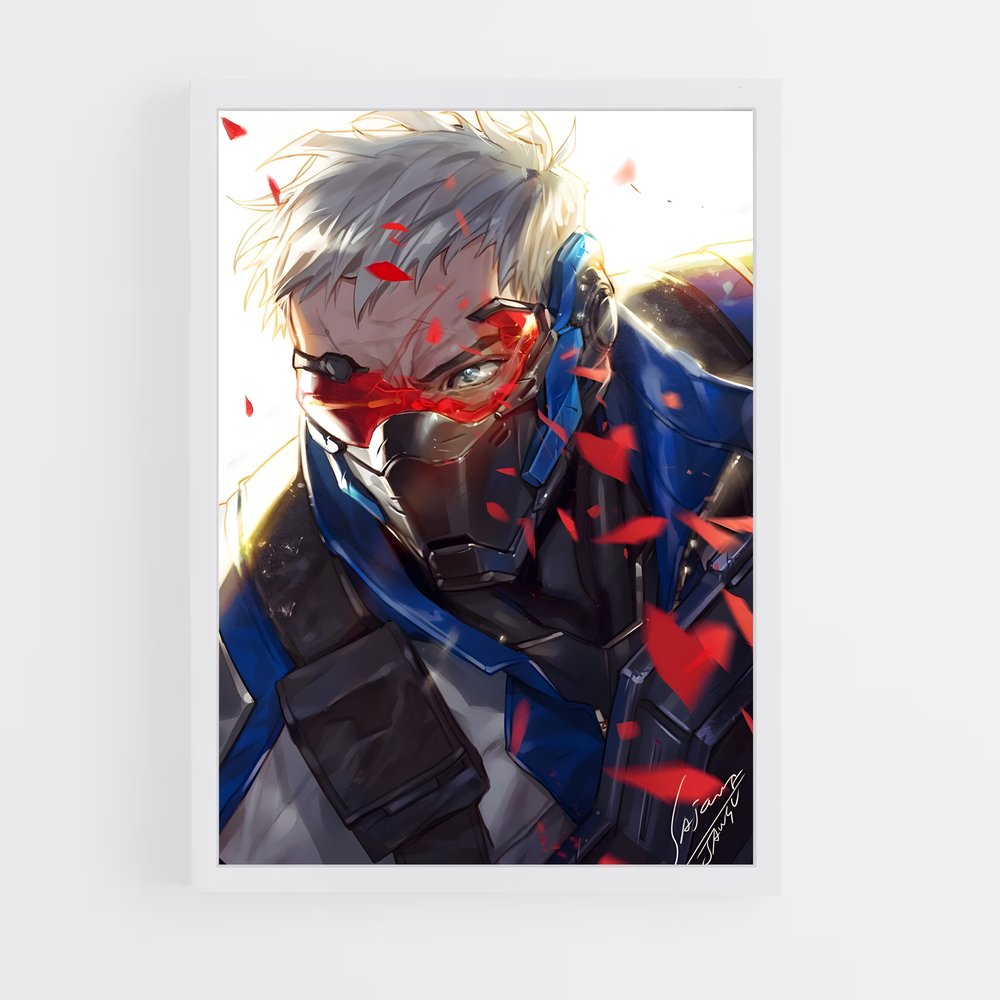 Poster L'Œil du Soldat – affiche Overwatch (vue 3)